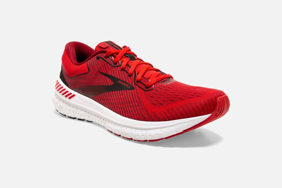 Brooks Transcend 7 Road Running Shoes - Mens - Red/Black - BS7135208